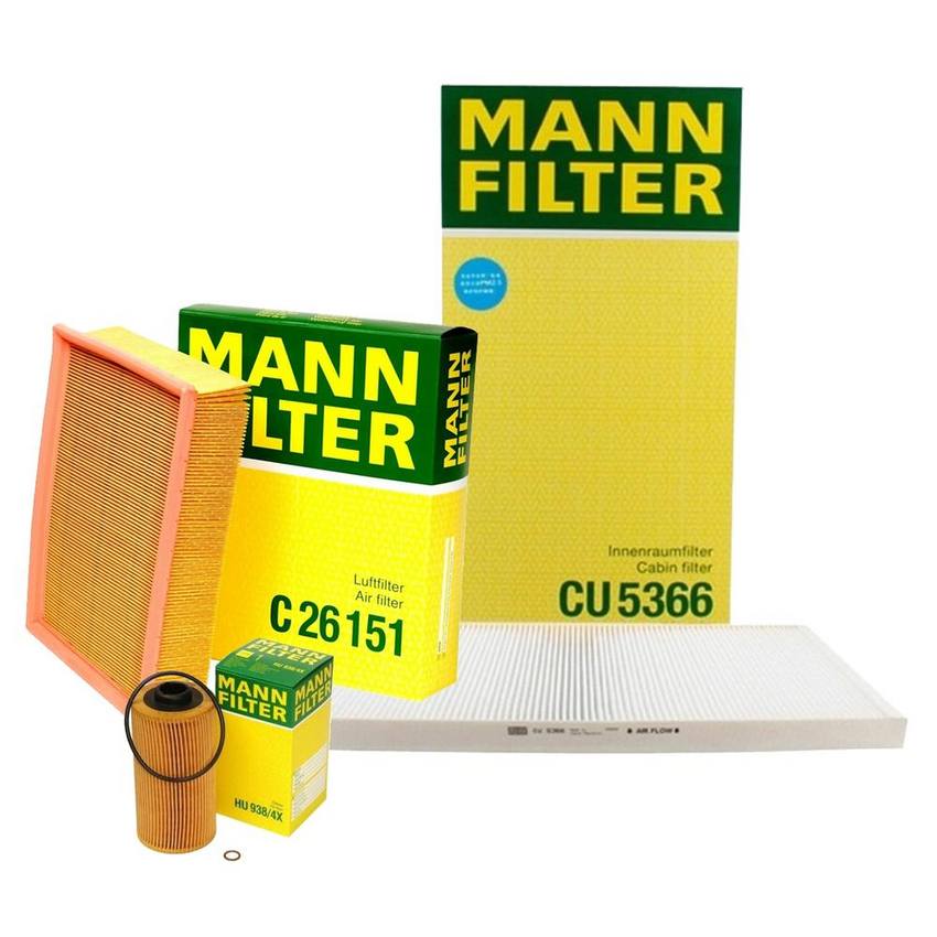 BMW Filter Service Kit LR032199 - MANN-FILTER 3725167KIT